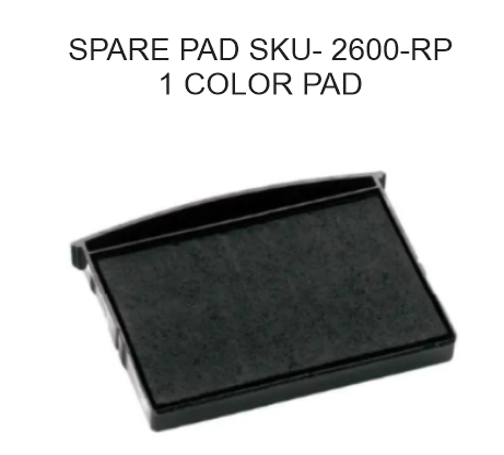 2010/P NUMBERER 1 COLOR REPLACEMENT PAD